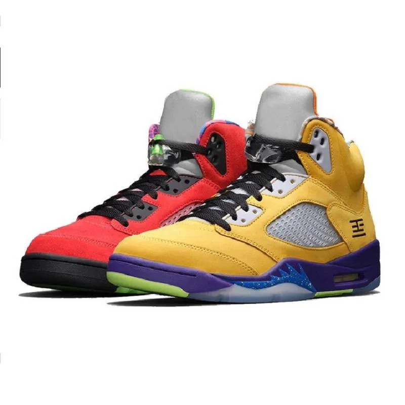 Retro Herren Jumpman 5 Basketballschuhe was die 5s OG Sneakers Gelb Rot Eisblau Wei Florida Schwarz Fresh Prince LeBron 19 Tennis mit Box