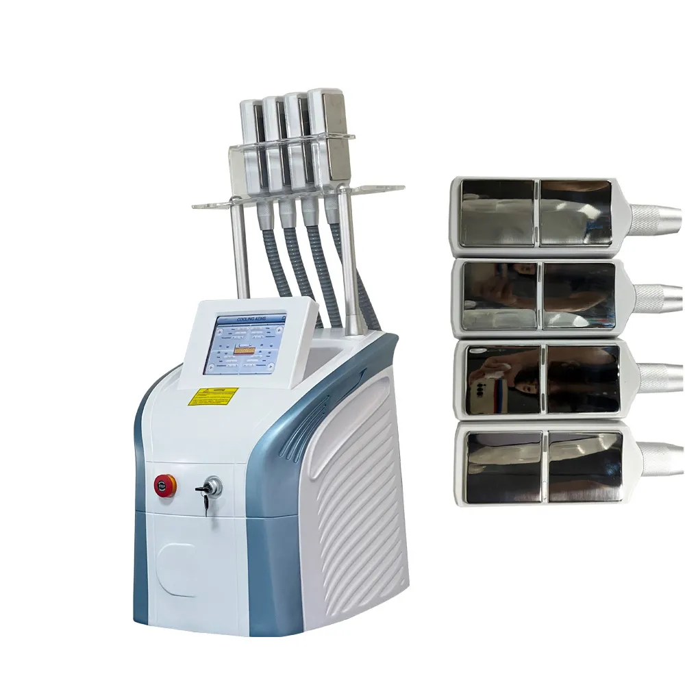 4 CruiLipolisis Placa Cryo Ems máquina infravermelha e congelamento cryolipolysis