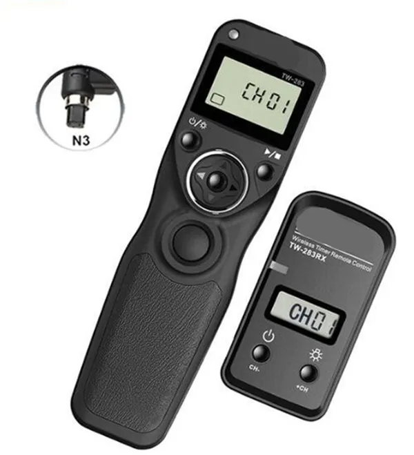 TW-283 Wireless Timer Remote Control Shutter Release (DC0 DC2 N3 E3 S1 S2) Cavo per fotocamera Canon Nikon Sony TW283