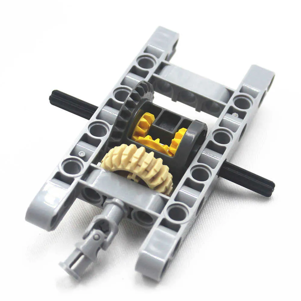 MOC blocks Technic Parts 10pcs/SET Technic FRAMED DIFFERENTIAL GEAR SET Kit Pack Chassis Part Chassis Part Compatible With 