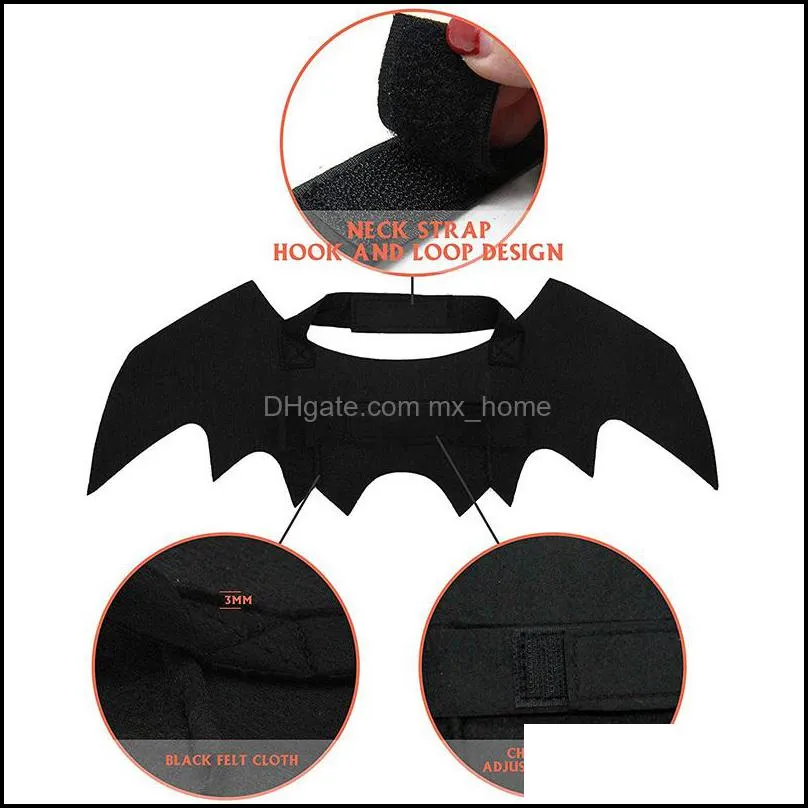 Dog supplies accessories Pet Suits For Dogs Cats Halloween Party Vampires Black Nice Funny Spider Dressed s Accessories J0918