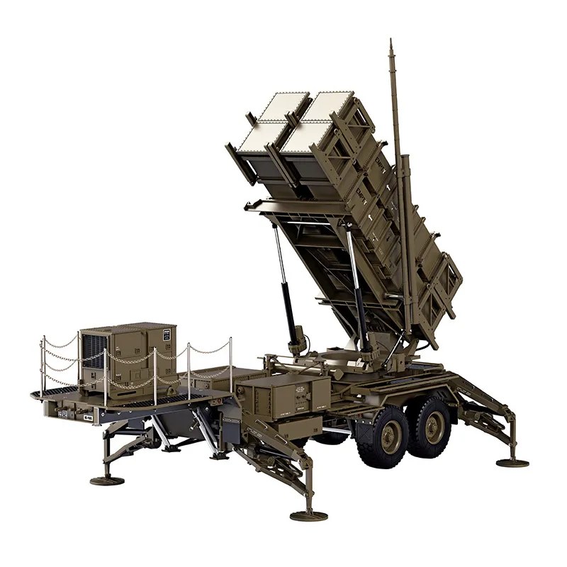 HG 1/12 2.4GHz U.S Missile Launch Veículo P805 RC Carro Rádio Luzes de Rádio 360 ° Rotação Modelo de Controle Remoto Brinquedos para Meninos Th19825