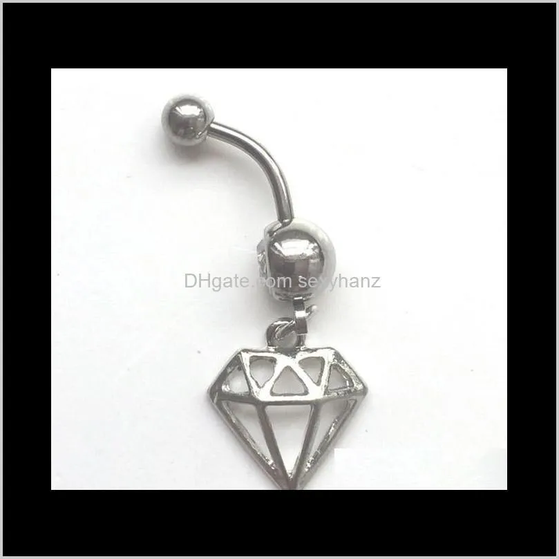 d0124 ( 1 color ) belly navel ring body jewelry piercing the nice style 023-01 belly button navel rings with as imaged