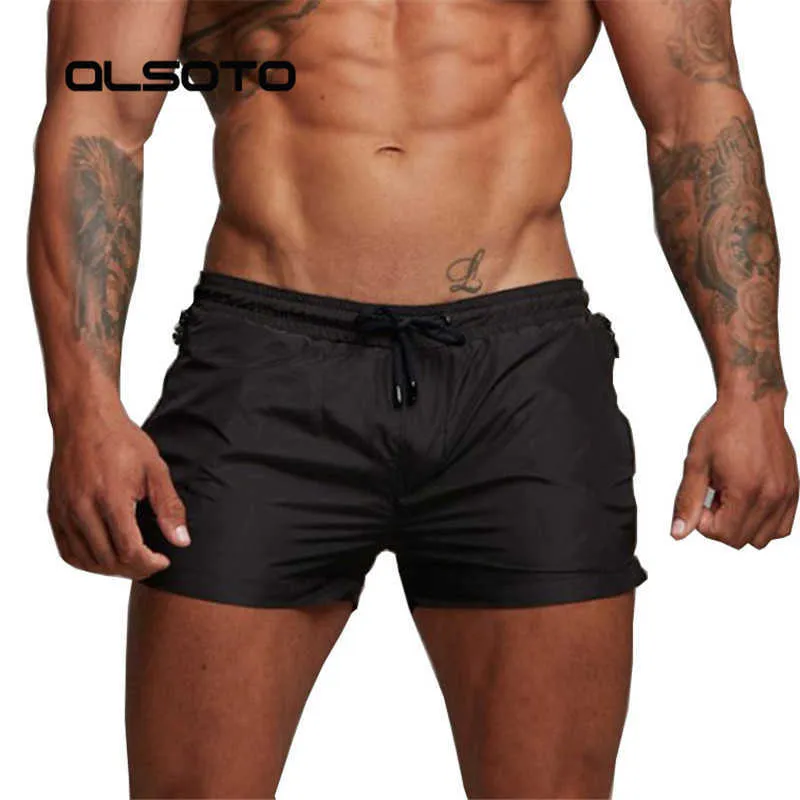 Men's Shorts Swim For Man Beach Wear Bermuda Board Summer Sexy Surf mayo Swimwear Bathing Quick Dry Gym short de bain homme Y2302