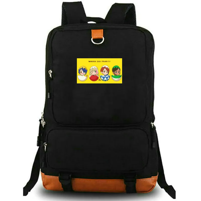 Wonder Egg Priority backpack Ohto Ai daypack Neiru Aonuma school bag Cartoon Print rucksack Leisure schoolbag Laptop day pack