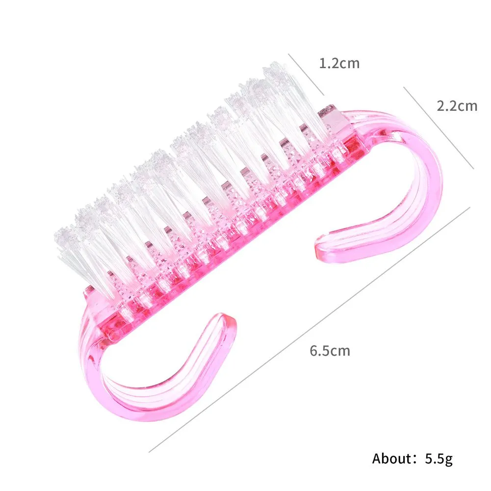 5000 pcs Escovas de prego 6.5 * 3.5cm Pink Nails Art Dust Brush Tools Ferramentas de Pedicure Soft Manicure Ferramenta Acessórios Unidades Filhas Ferramentas de Limpeza Entrega por Barco 25Days