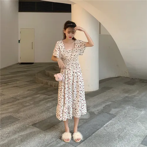 Hndudnff Vestido De Fiesta De Gasa De Manga Larga Con
