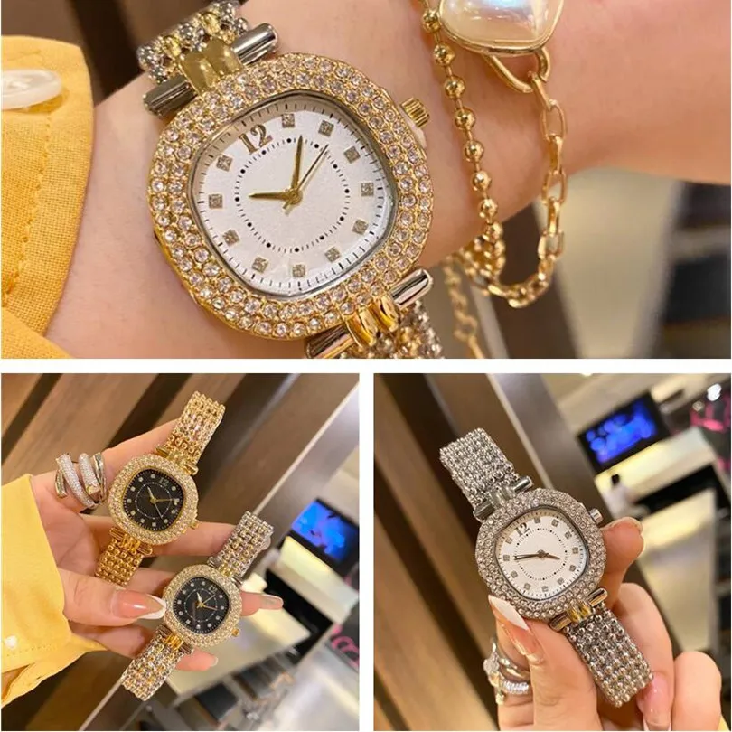 Linda senhora relógio luxo diamantes pulseira design mulheres relógios prata ouro vestido preto senhora relógio de pulso casual namorada quadrada presente feminino relógio de quartzo relógio