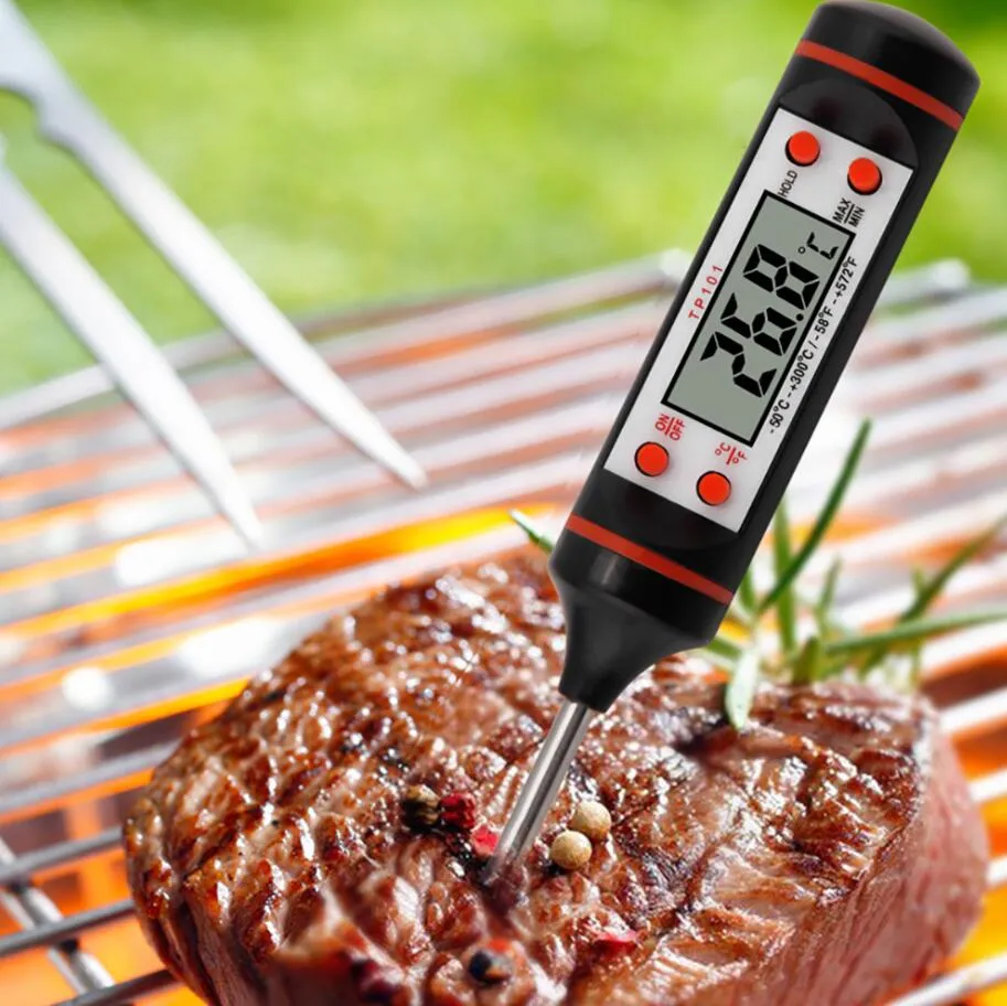 Küchenthermometer Digitales BBQ Lebensmittelthermometer Fleisch Candy Fry  Dinning Haushalt Kochofen Thermometer Werkzeug DHL Von 1,07 €
