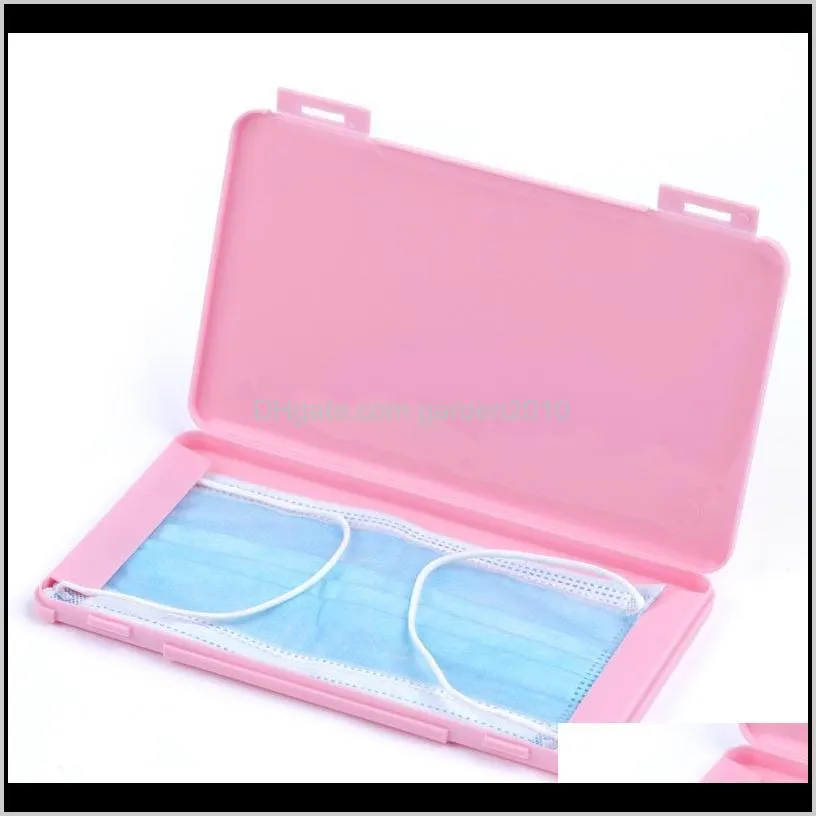 portable dustproof moisture-proof storage box mask case storage box band-aid  temporary folder dropship