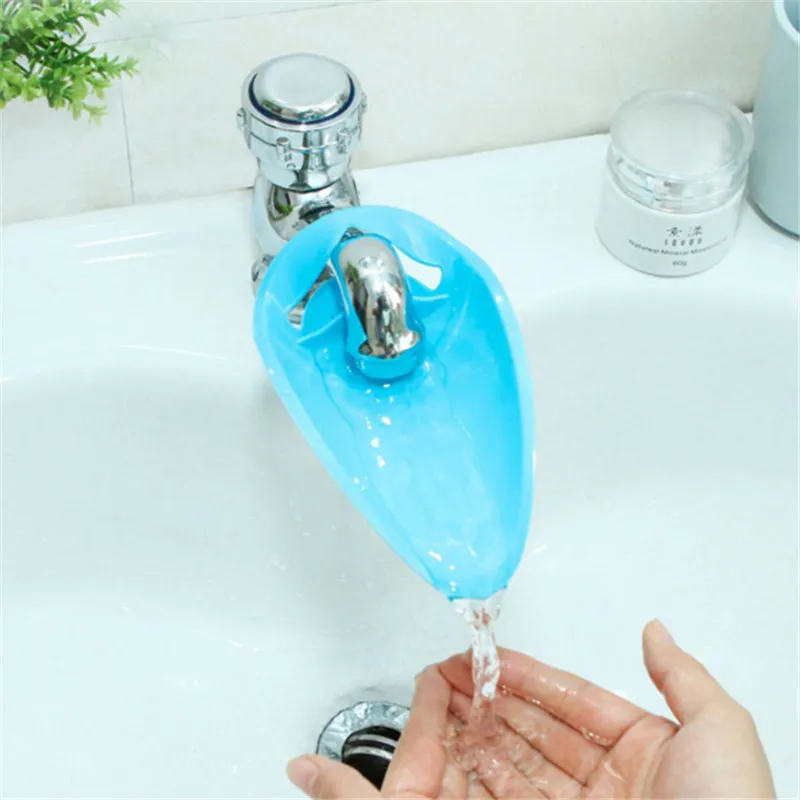 New Arrive Baby Faucet Extender Cute Shape Baby Kids Hand Washing Sink Gift Silicone Faucet Extender
