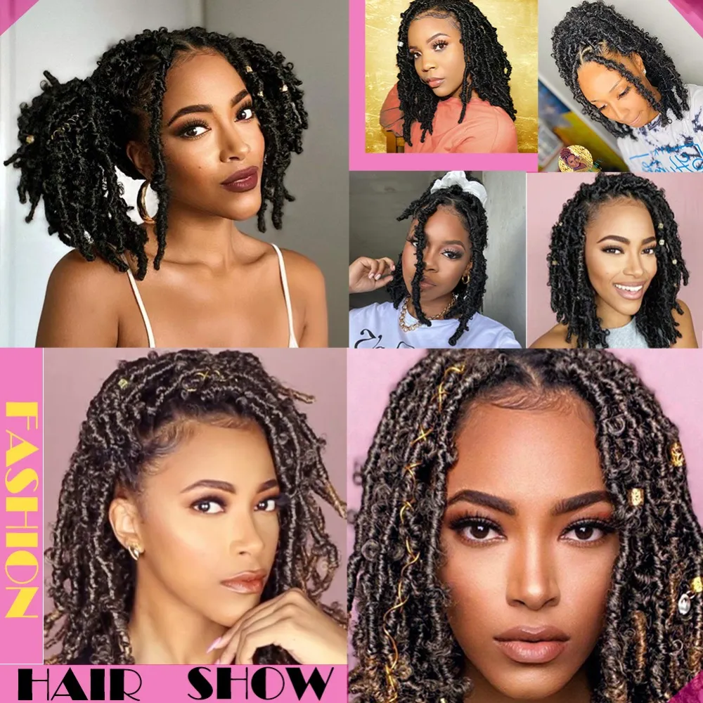 Goddess Pre Looped Butterfly Locs Crochet Butterfly Locs Braids 14 ...
