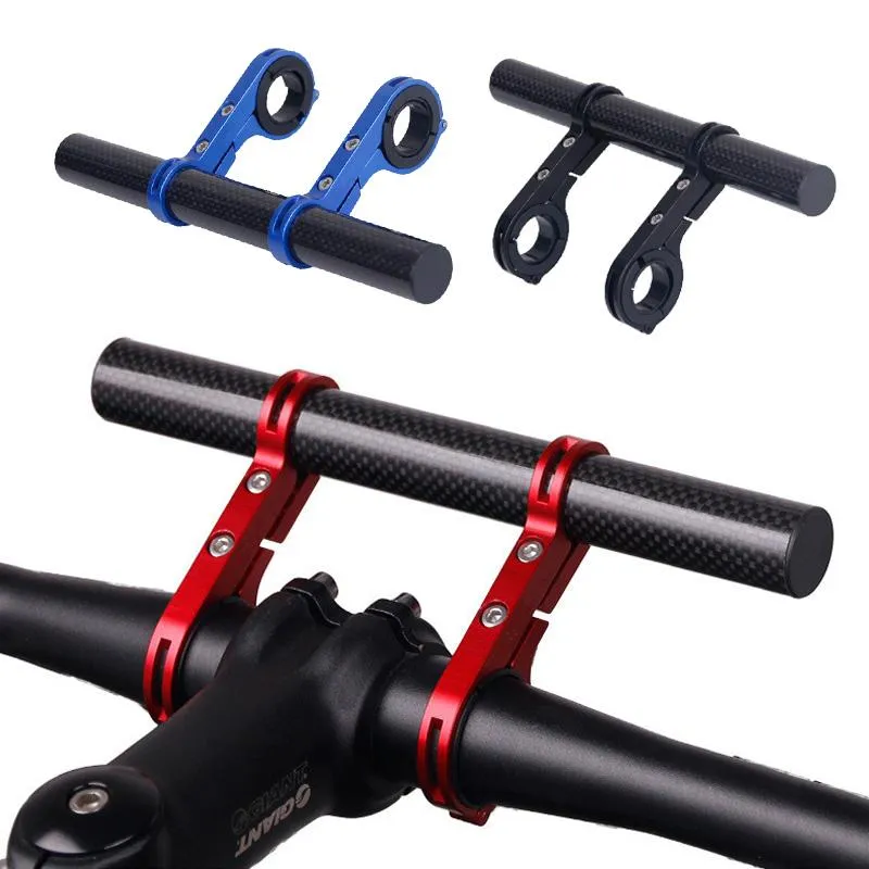 Bike Handlebars &Components Carbon Handlebar Extender Bracket For Mountain Computer Holder Extension MTB Bicycle Accessories