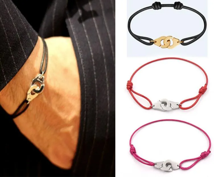 Charm Bracelets Fransa Ünlü Mücevher Dinh Van Bilezik Kadınlar Moda 925 Gümüş Halat Kelepçesi Menottes