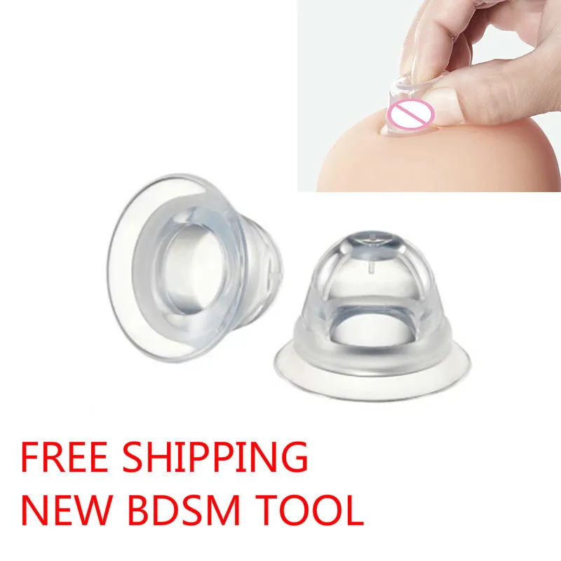 Transparent Nipple Shield Clamp Gay Fetish Bdsm Torture Bondage SM Sex Toys for Women Fetish Soft Clit Suction Vacuum Pump Y0406