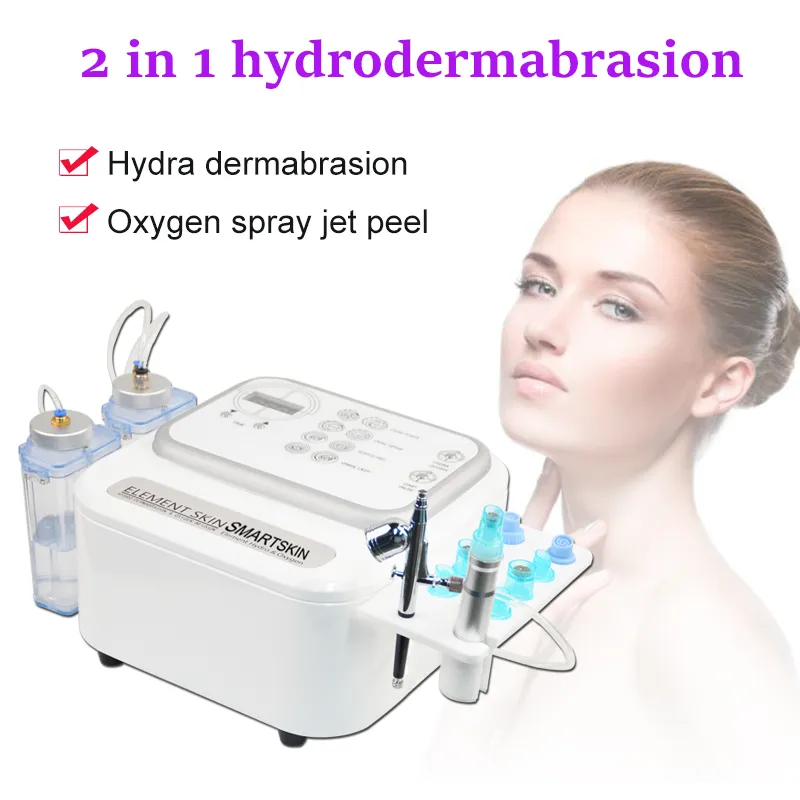 Hydro Dermabrasion Jet System 2 In 1 Facial Care Equipment With Water