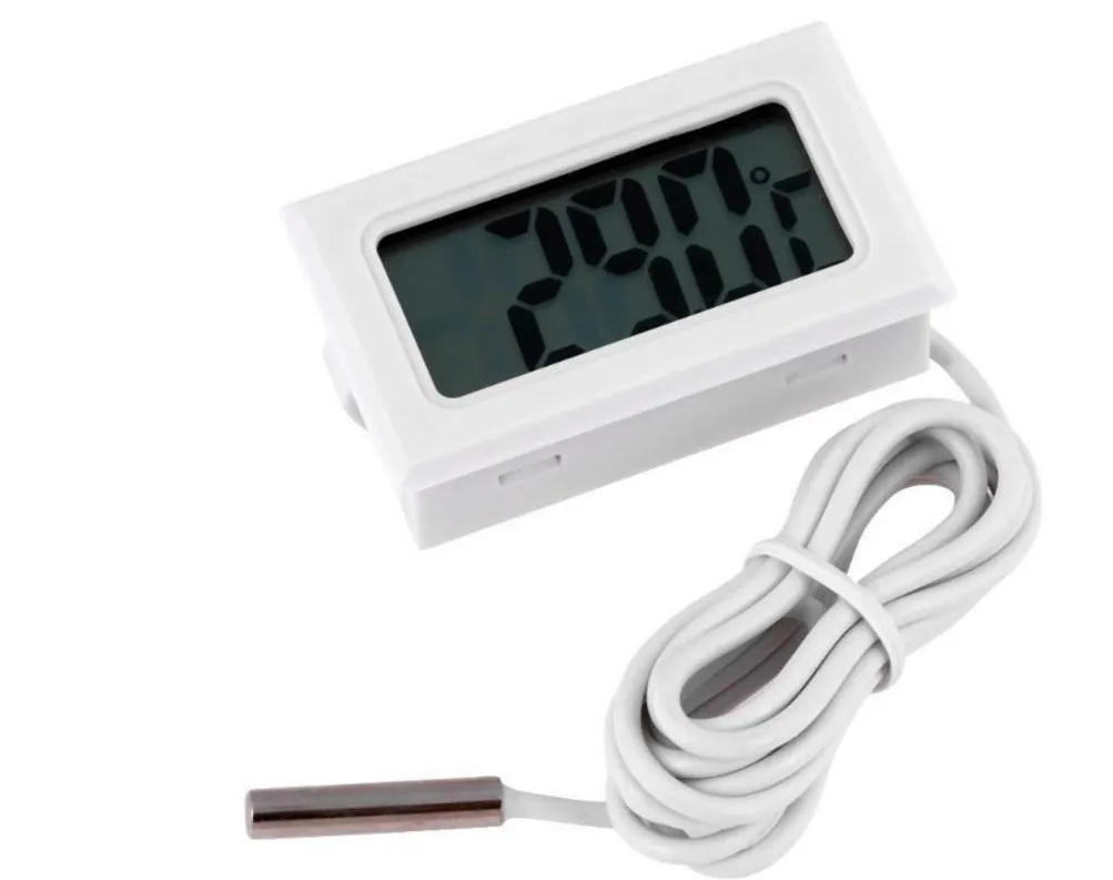 Новый мини-небольшой мини-цифровой ЖК-дисплей электронный термометр комбо датчик проводной аквариум термометр рыбный бак с розничной коробкой