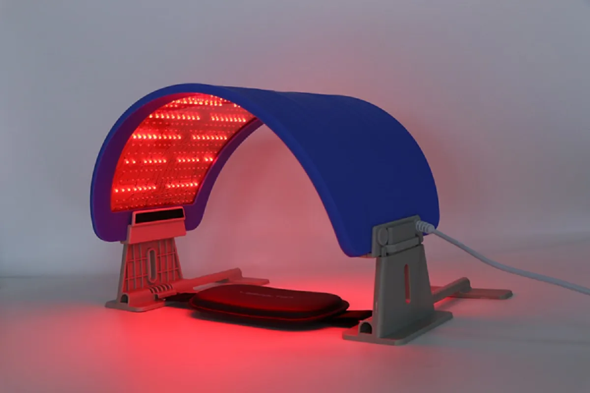 Ringiovanimento della pelle a LED EMS fotoni dispositivo di terapia della luce tre ondata rossa a blu rossa foto -fototerapia a LED EMS micro corrente macchina DHL veloce