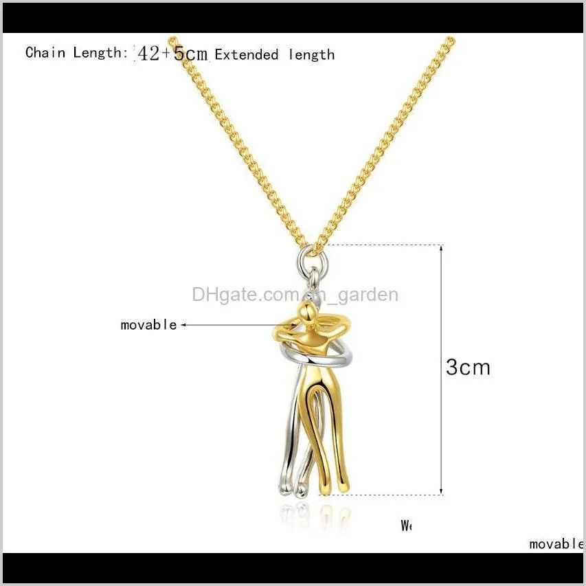 8 kinds of couple hug pendant necklace exquisite unisex necklace fashion pendant couple necklaces love witness jewelry