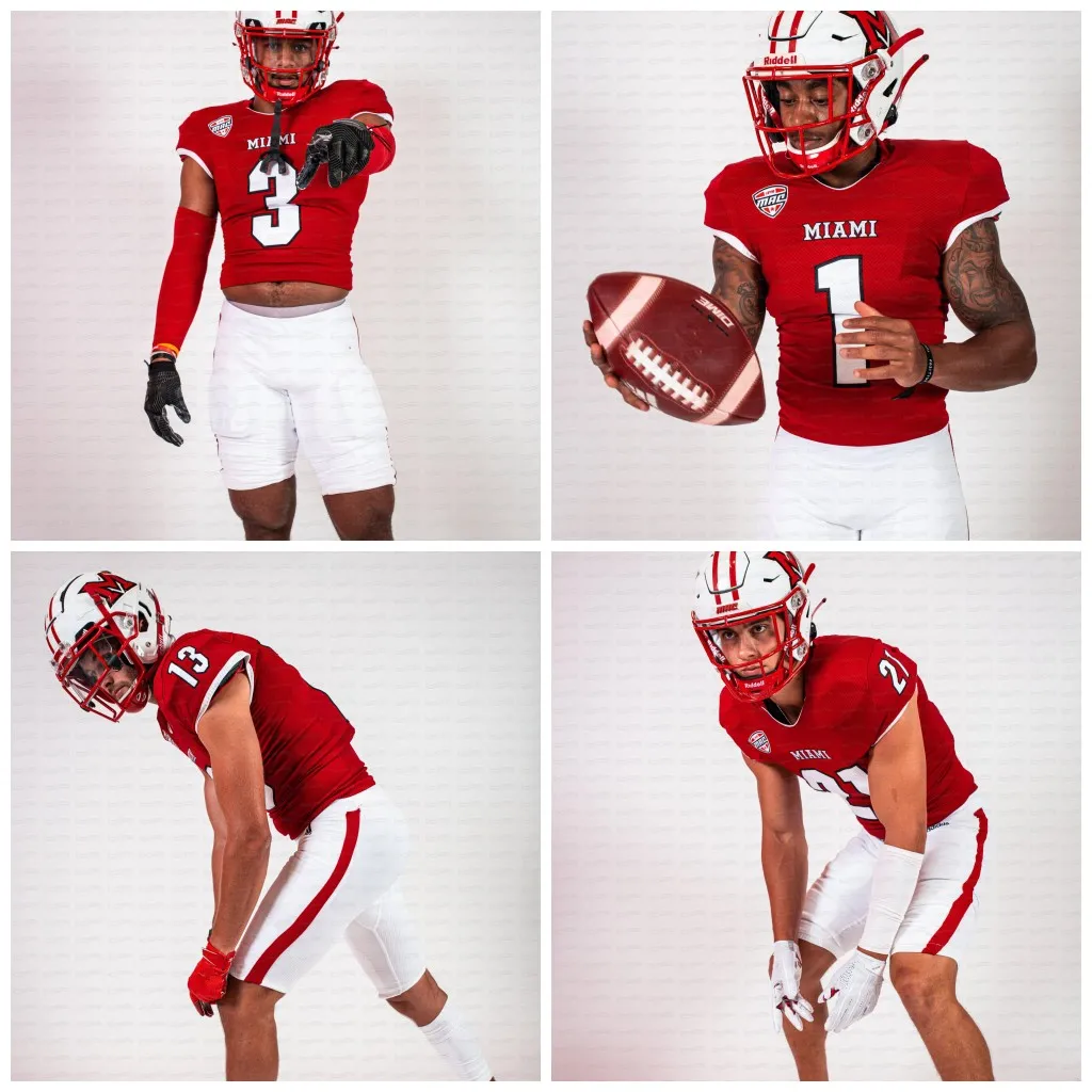 NCAA アメフトユニフォーム 2021 Miami Ohio Red Hawks NCAA College Football From 18,96