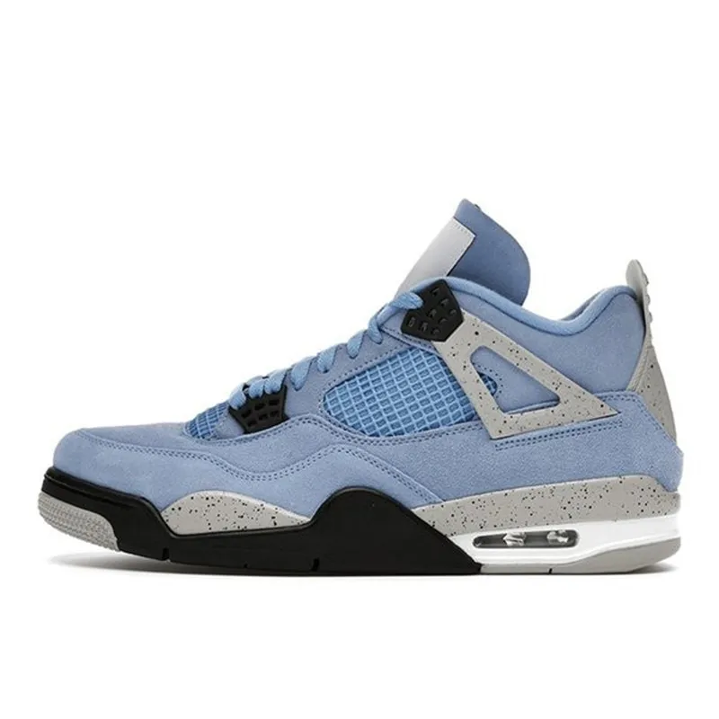 4s 4 Designer Basketball Shoes University Blue Black Cat White Oreo Men sneakers Tour Yellow Bred Fire Red Shimmer Pure Money Metallic Purple Green