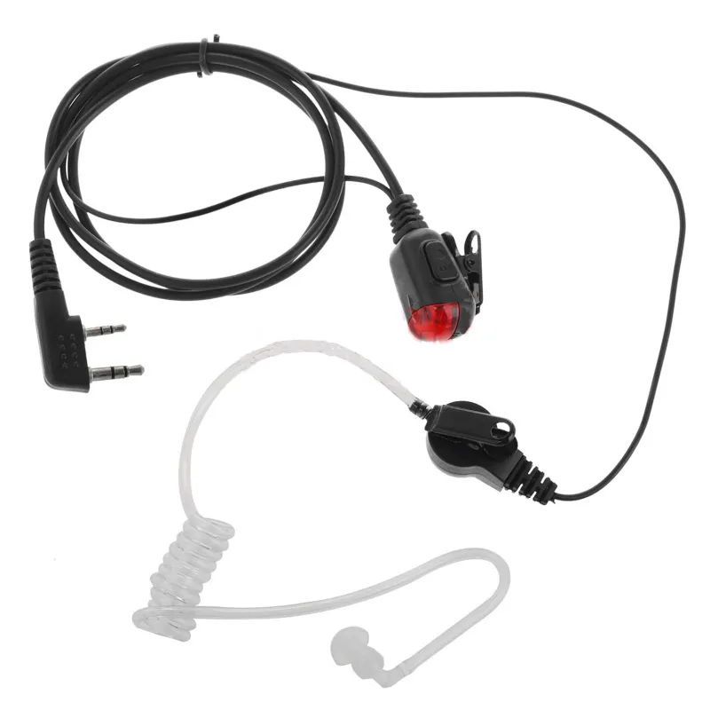 10x Sicherheit G Form Weiche Ohr Haken Ohrhörer Headset Mic PTT Für BaoFeng UV-5R UV-5RA UV-5RE Plus UV-B5 zwei Weg Radio