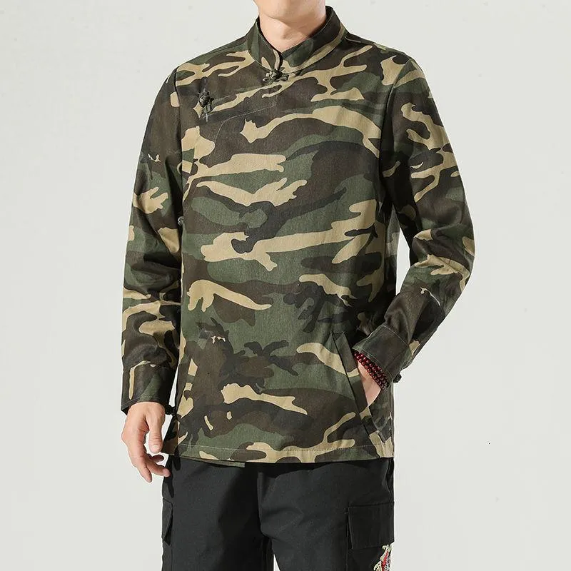 Jaquetas masculinas neploha camuflagem carrinho colarinho outono inverno homem casual revestimento de tamanho masculino rua streetwear clássico