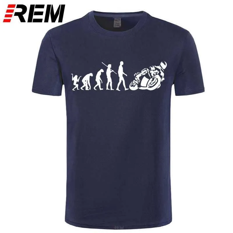 Summer Fashion Cool Tee Shirt Evolution Motorbiker moto T-Shirt T-shirt casual 210629