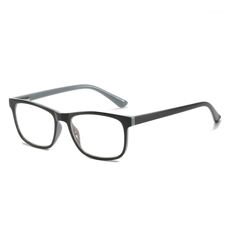 Lunettes de soleil Anti-Blu-Ray lunettes de lecture pour hommes femmes presbytes marque Designer cadre carré HD myope lunettes mode