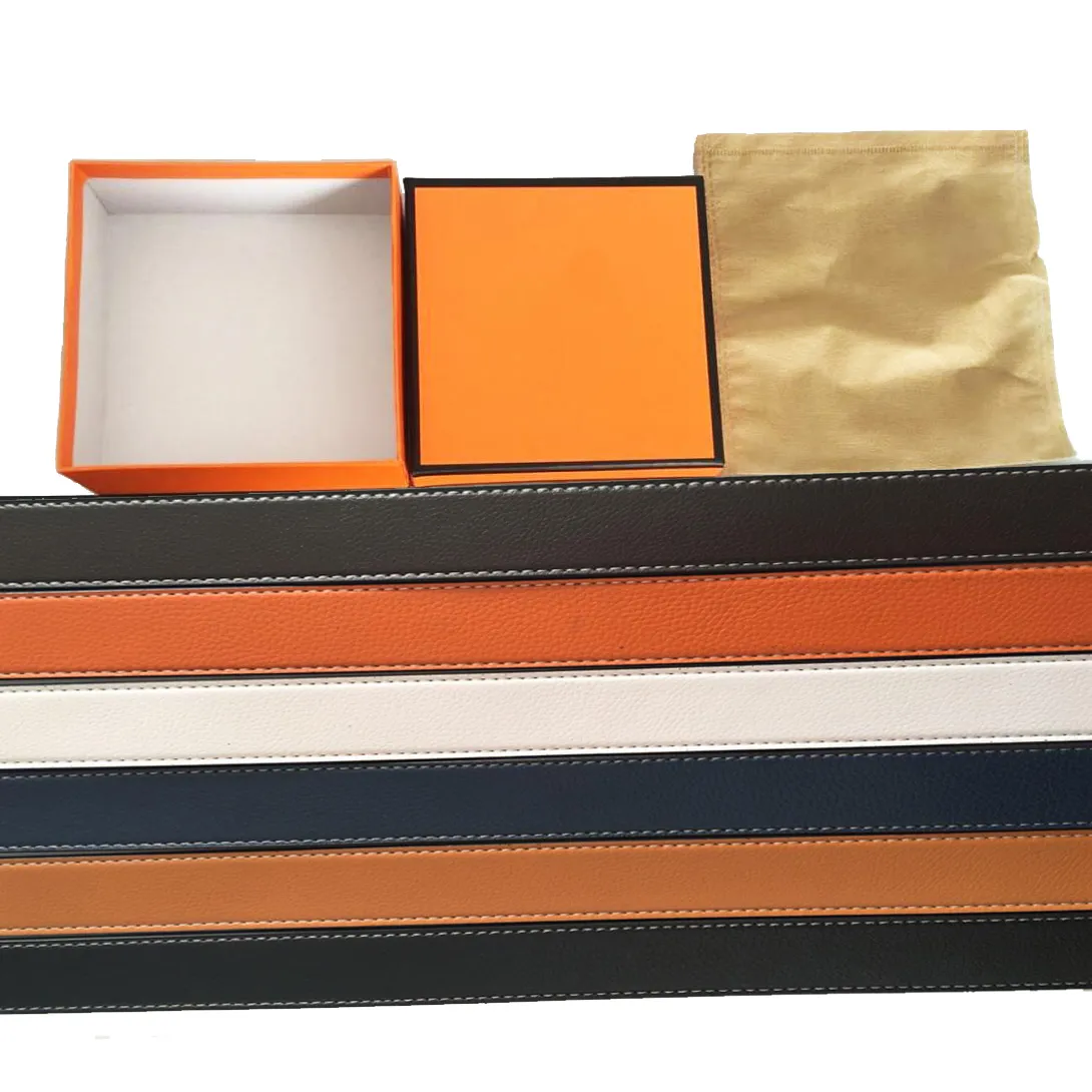 Wholesale betls Belts mens womens Belt Genuine Leather black Gold and silver Buckle with orange Box Free ship