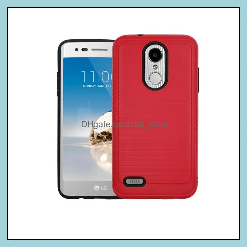 Armor case tpu+pc For LG Aristo 2 For Motorola E5 Supra E5 Cruise G7 Supra for Alcatel onyx cricket Phone Case B