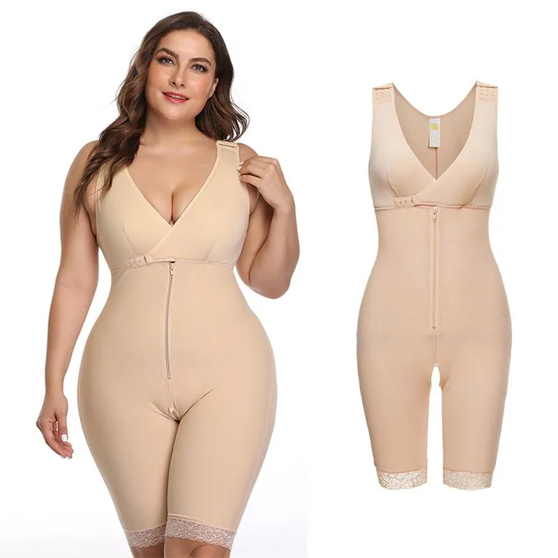 SHAPHERS SHAPHERS SHAPEWEWEAR Full Body Women Tummy Cintura Delizio Shimming Shaper Grotch Open Over Pust Corset Postpartum biancheria intima Plus size corpi