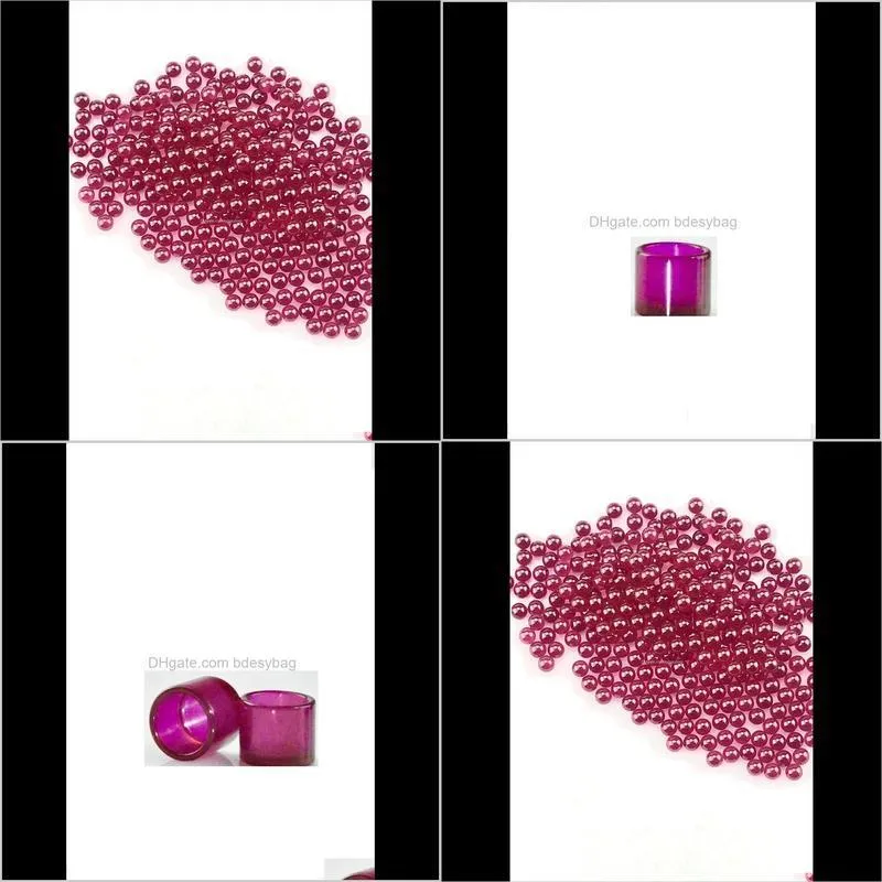 2020 factory direct sales newest ruby insert quartz banger ruby bead dish for od25mm quartz nail glass bong water pipes