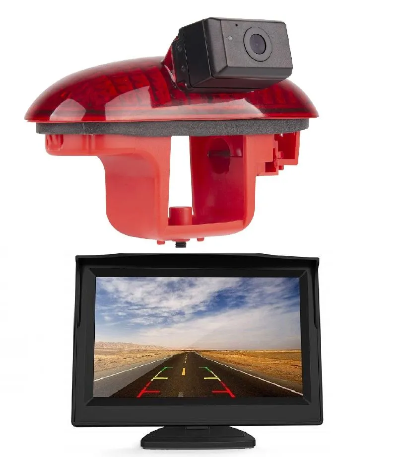 Telecamere posteriori per auto Sensori di parcheggio Misayaee HD 720P Luce freno Telecamera per Vivaro A Trafic Combo C Primastar Talento W