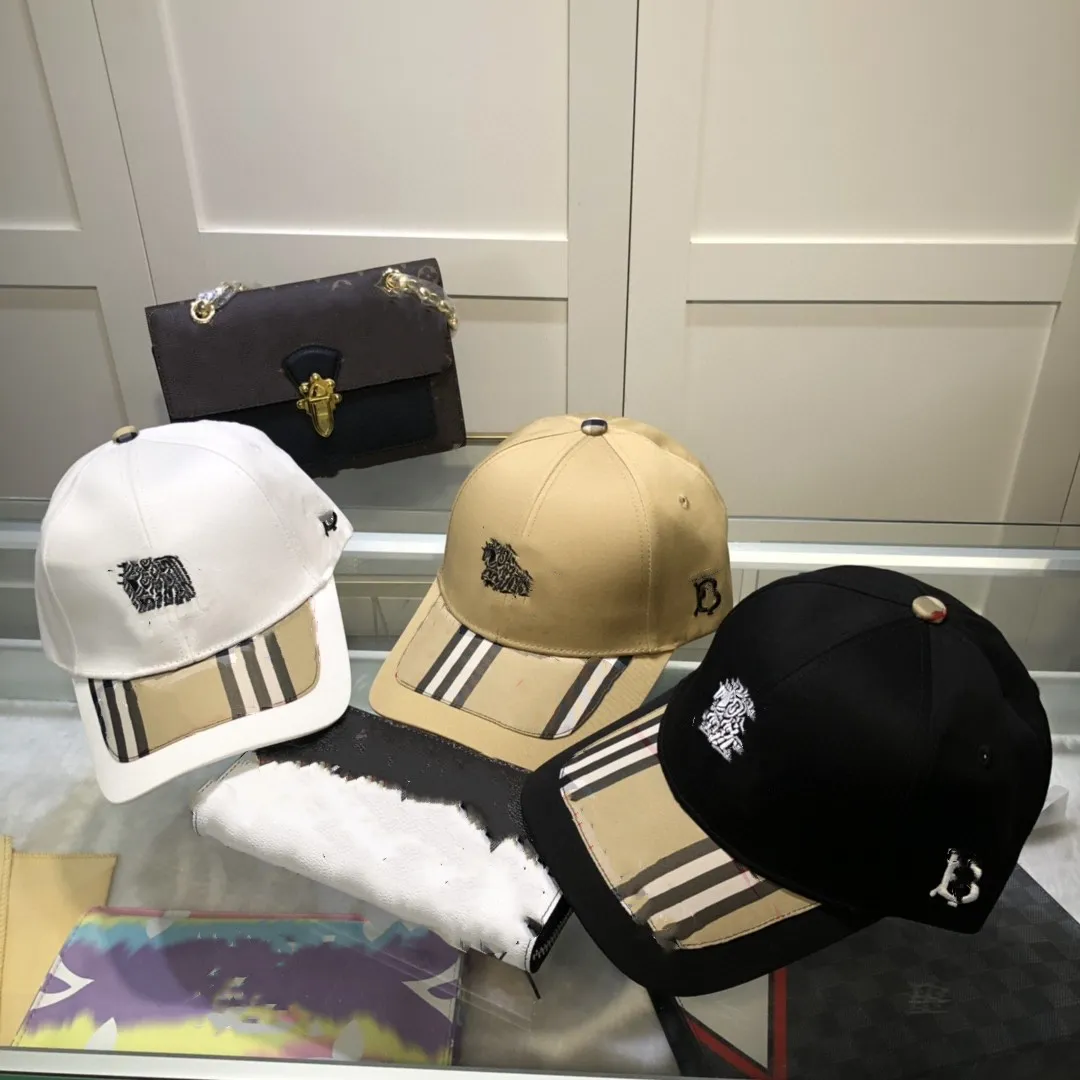 2022 Top -Qualität beliebte Ballkappen Canvas Freizeitdesigner Mode Sonnenhut für Outdoor Sport Männer Strapback Hut berühmte Baseballkappe