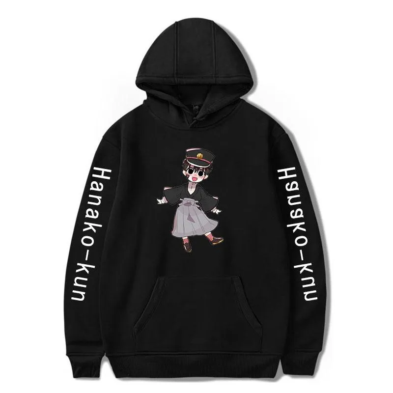 Erkek Hoodies Tişörtü Anime Tuvalet Bound Hanako Kun Erkekler Manga Kadın Baskılı Streetwear Kazak Boyu Giyim Harajuku Tops