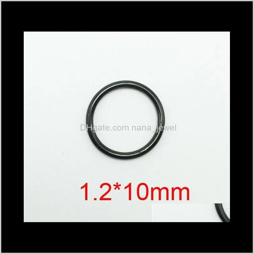 Nose Ring European And American Nose Ring Piercing Hypoallergenic Titanium Steel Nose Stud Rings ps2854