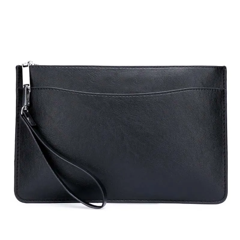 Borsa a quadri da uomo alla moda Borsa in pelle PU di alta qualità Borsa a busta di grande capacità Pochette casual Pochette da uomo Borse piccole