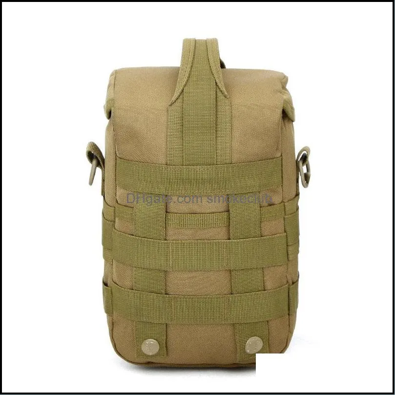 Outdoor Bags Tactical Pouch Pack Army Molle Shoulder Sports Cycling Camping Hiking Climbing Small Utility Bag