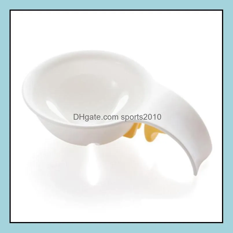 Mini Egg Yolk White Separator With Silicone Holder Egg Divider Home Kitchen Useful Egg Tool LX1067