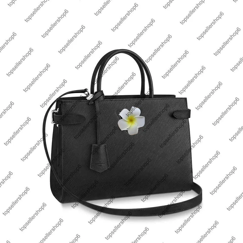 M54810 M54811 TWIST Lock TOTE Women Lady Original Cowhide Leather
