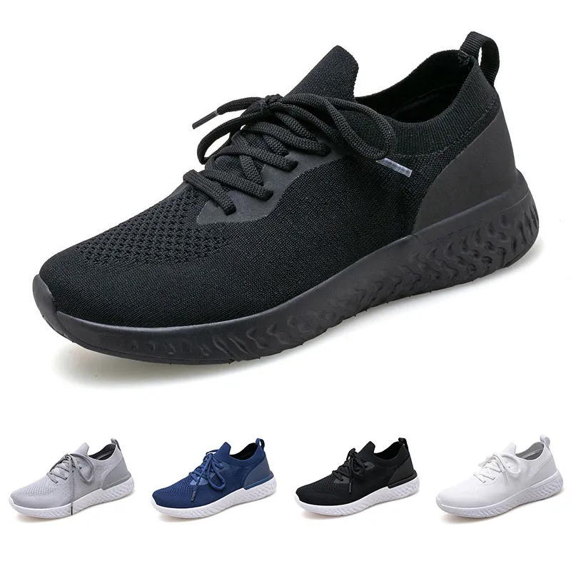 Zapatillas de correr sin marca de alta calidad para hombres, mujeres, triple, negro, blanco, gris, azul, luz de moda, pareja, zapatos para hombre, para mujer, zapatillas deportivas