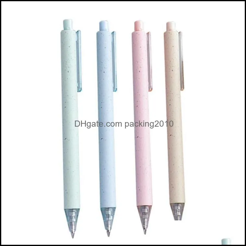 Gel Pens Press Writing Black Pen Neutral For School Student Office Gifts 0.5mm Ballpoint Signing Stationery