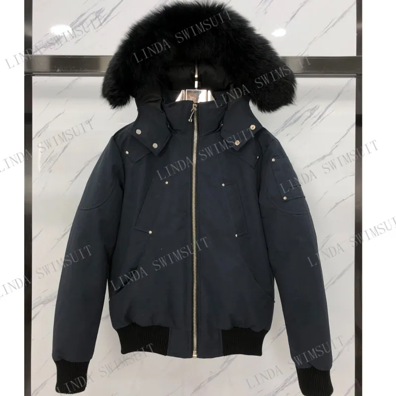 Män Kvinnor Designer Down Real Top Fox Fur Jackor Coat Vinter Utomhus Vattentät förtjockad varm sträcka kostym Högkvalitativ Multi-Färg Casual Solid Färg Kortmodell