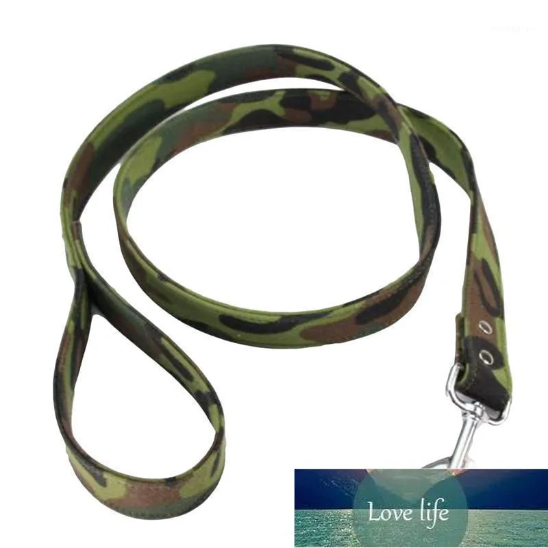 Dog Collars & Leashes Supplies Camouflage Canvas Large Leash Lead Training Walking For Small Medium Big Pitbull German Shepherd1 Factory price expert design Quality