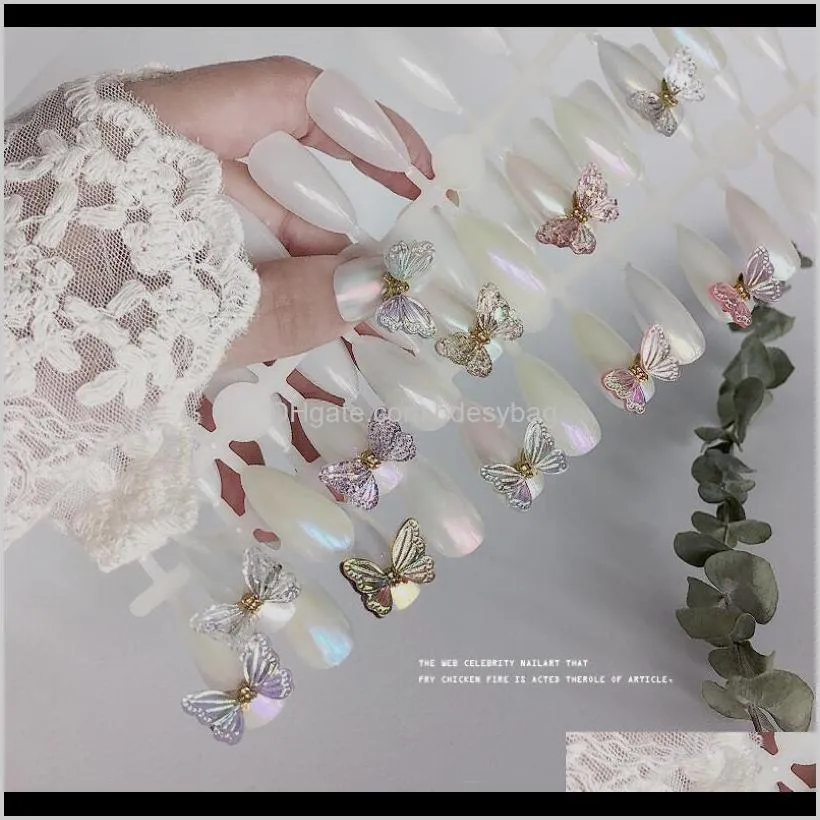 resin butterfly accessories flying butterflie agile butterfly new year`s metamorphosis manicure butterfly jewelry in the twinkling of an