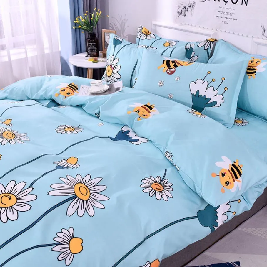 Europa Beddengoed Quilt Cover Dekbedden Sets Koning Queen Double Single Size Trooster Covers Beddengoed (slechts 1pc Dekbedovertrek) F0314 210420