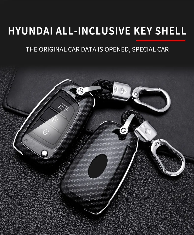 Hochwertige Intelligente Schlüsselhülle Aus Leder Für Hyundai I30 IX35  Tucson Sonata Autozubehör Von 14,09 €