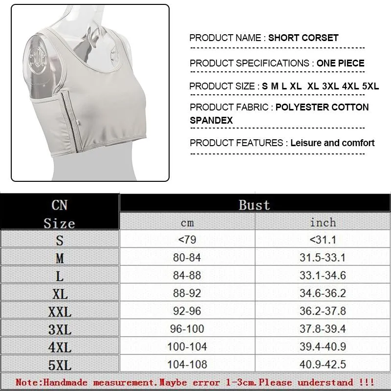 Breathable Lesbian Shaper 1 With Buckle For Women Short Chest And Breast  Binder, Plus Size Tops, Tomboy Bra, Intimates From Xiahuaguo, $15.4