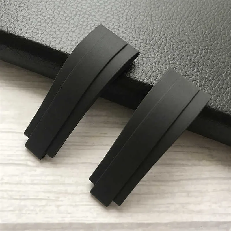 High Quality 20mm Nature Silicone Rubber Watchband For Role High Quality 20mm Nature Silicone Rubber Watchband For Role